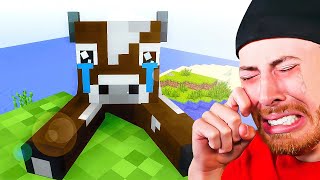 YOU CRY  DELETE MINECRAFT Challenge Sad Animations Try not to cry [upl. by Satterlee]