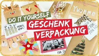 10 geniale DIY Verpackungsideen  Geschenke kreativ verpacken II Sissi [upl. by Oigile]