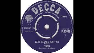 UK New Entry 1965 1 Them  Baby Please Dont Go [upl. by Otcefrep]