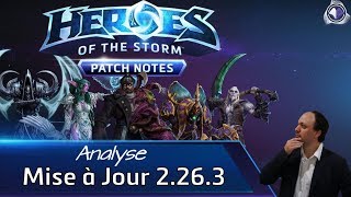 HotS Analyse de PatchNote 2263 Stukov Malthael Xul Tyrande Anub [upl. by Crescen965]