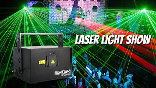 6W RGB Laser Stage Light Show  Laser Light Parties [upl. by Taffy]