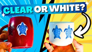 Clear Vs White Waterslide Decal Paper [upl. by Eckart]