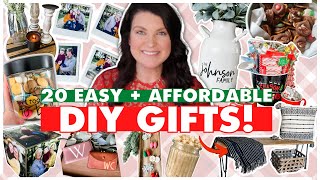 20 thoughtful DIY gift ideas people ACTUALLY want 🌲 Affordable  Amazing [upl. by Kwan675]