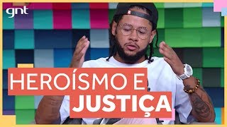 Emicida fala de sua infância e debate sobre heroísmo  Tema da Semana  Papo de Segunda [upl. by Issac47]