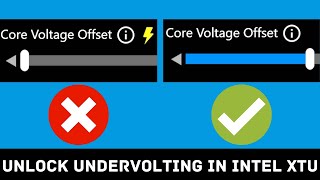 How to Fix Intel XTU Undervolting Protection issue in few seconds [upl. by Anialem]