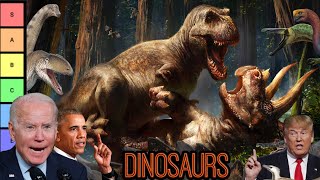 US Presidents make a Dinosaur Fighting Tier list [upl. by Allegra]