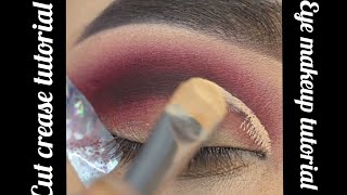 Golden Bridal Full Cut Crease Eye Makeup bridal makeup tutorial by SMbeautyparlour [upl. by Toblat722]