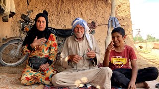 Daily Routine village life in Iran Amazing Desert village life Arab village life in south of Iran [upl. by Anerual110]