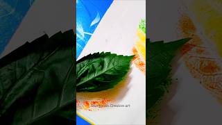 Simple Easy Leaves Drawing for beginners❤️🌿 art drawing leavesdrawing levaes shorts [upl. by Ahsea]