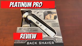 Is It The BEST Back Shaver Mangroomer Platinum Pro Back Shaver Review [upl. by Enilemme]