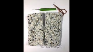 Crochet Fingerless Gloves Tutorial  Suitable for Beginners [upl. by Alael]