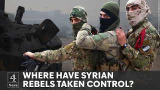 Syrian rebels close in on Damascus [upl. by Llerahc]