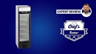 Commercial Drinks Fridge 278 L Royal Catering RCGKW278  Expert review [upl. by Atsirak930]