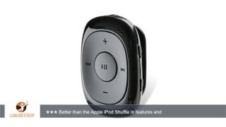 AGPtEK G02S 16 GB Clip MP3 Player with FM Radio25 Hours PlaybackSupporting MP3 APE FLAC Black [upl. by Nahk]