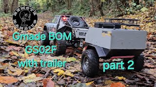 Gmade BOM GS02F with trailer autumn trip part 2 [upl. by Maynord]