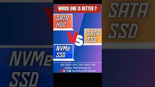 Which One is Better   SATA HDD Vs SATA SSD Vs NVMe SSD apptesting hdd speedtest shorts [upl. by Moe]