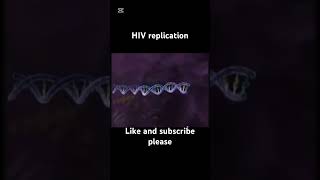 HIV replication animations biologyclass12 biology anatomy [upl. by Herb]