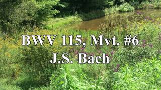 BWV 115 Mvt 6  JS Bach [upl. by Narrad]