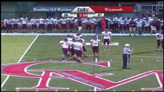 Brookline Varsity Football 10513 [upl. by Goldwin]