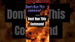 Dont Run This Command linux linuxcommandline command shorts ytshots [upl. by Rodrick189]