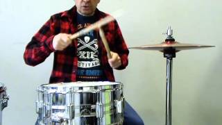 Aprende bateria  video 4  ritmo con marcha [upl. by Daugherty]