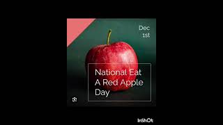 EAT A RED APPLE DAY [upl. by Edyth]