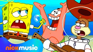 SpongeBobs BEST 15 Songs Playlist 🧽🎶 20 Minutes  Nick Music [upl. by Nnoryt]