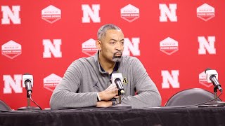 Michigan head coach Juwan Howard speaks following loss to Nebraska mens basketball [upl. by Lewse]