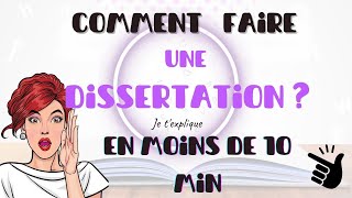 Comment faire une dissertation sur oeuvre facilement [upl. by Embry803]