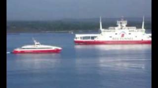 Red Funnel Ferry Trip Down Southampton Water [upl. by Gish364]