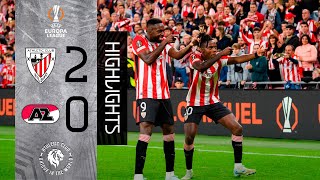 RESUMEN  Athletic Club 20 AZ Alkmaar  Europa League 202425 MD2 [upl. by Sixela]