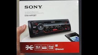 Como Poner un Autoestereo SONY DSX A410BT [upl. by Hadlee]