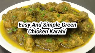 Hariyali Green mutton quick and easy Recipe by Secret recipes Easy Pakistani chicken recipe food [upl. by Atinele]