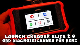 LAUNCH Creader Elite 20 OBD2 Diagnosegerät für Mercedes Benz Maybach Sprinter X431 [upl. by Atiekram]