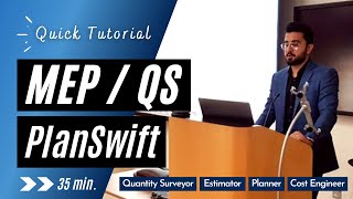 Planswift Plumbing  Electrical  HVAC  Planswift Tutorial 90  10  MEP Quantity Surveying Course [upl. by Fates]