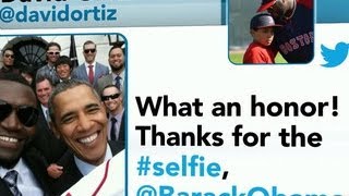 Selfie stunt David Ortiz photo with Obama could be more than memento [upl. by Arrad]