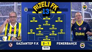 Gaziantep 01 Fenerbahçe FB TV GOL ANI 14 Ocak 2024 [upl. by Nappie166]