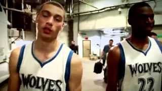 NBA Rooks Andrew Wiggins and Zach LaVine  Future of the Wolves [upl. by Yram212]