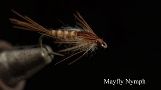 How to tie a Mayfly Nymph from Fishtec [upl. by Lihcox]