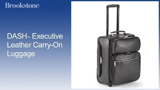 DASH™ Executive Leather CarryOn Luggage [upl. by Adieren]