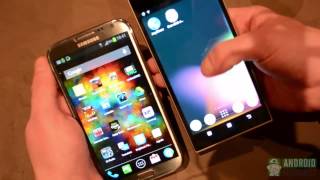 Samsung Galaxy Note 2 vs Lenovo K900 [upl. by Jacinthe]