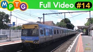 Melbournes Metro Trains and Trams Full video 14 [upl. by Marozas]