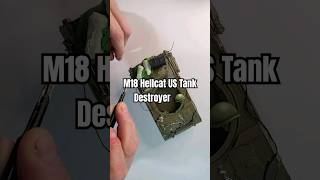 WW2 M18 Hellcat US Tank Destroyer full build ww2 scalemodeling shorts 🪖 [upl. by Ericksen]