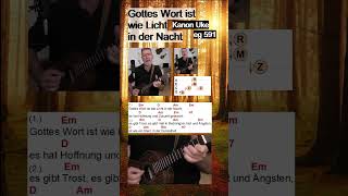 Gottes Wort ist wie Licht  UkuleleTutorial  44 Takt Picking [upl. by Marlee48]