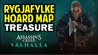 Rygjafylke Treasure Hoard Map Location and Solution  Assassins Creed Valhalla [upl. by Alarick270]