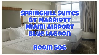 Best PreCruise Hotel Springhill Suites By Marriott Miami Airport Blue Lagoon [upl. by Jinny]