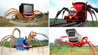 TV EATER VS CAMERA EATER VS TRAIN EATER VS THOMAS EXE in real life [upl. by Enidanreb303]