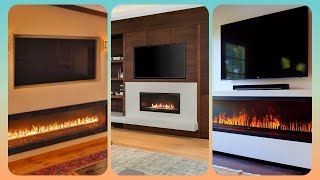 47 Best Living Room Ideas With Tv Over Fireplace  Mount Tv Stand Above Fireplace  Tv Unit Design [upl. by Karim562]