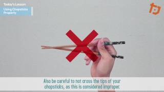 How to Use Chopsticks Properly for RightHanded People [upl. by Asreht]