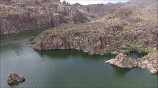 Saguaro Lake by drone [upl. by Annasor28]